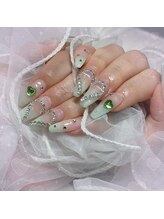 バベル 新町店(Babel)/推しカラーネイル　¥8000