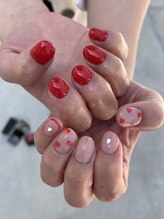 コウメ(KOUME)/いちごネイル