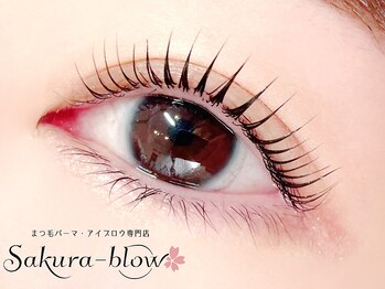 サクラブロウ 渋谷店(Sakura-blow)の写真/【プレミアムまつげパーマ¥3300/上下まつげパーマ¥5500】瞳に光を取り込み目を大きく・顔を小さく見せる♪