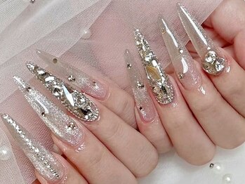 ハニーネイル 新宿店(Honey NAIL)の写真/【スカルプ☆シンプルデザイン¥12980】爪が薄い/折れやすい/キレイな形にならない等でお悩みの方に◎