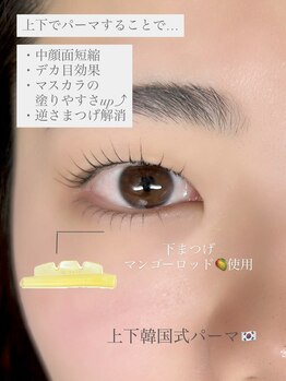 ノエル(Noel)/下まつげパーマ！　担当なぎ