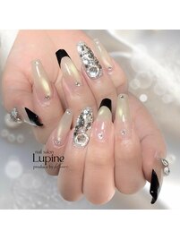 チップ長さだし10本アート4本♪