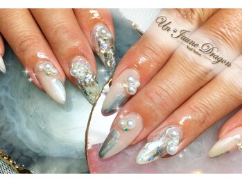 アン ジョーヌドラゴ/シンプル☆パールネイル