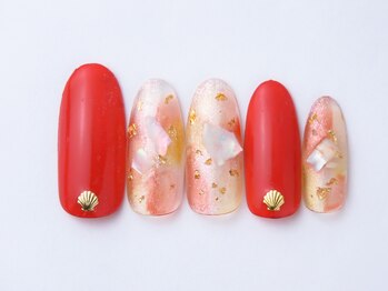 ネイリックス アヴェニール(NAILX avenir)/タイダイ+シェル