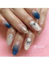 アールローズ(R-rose)/グラデーションネイル　￥9042