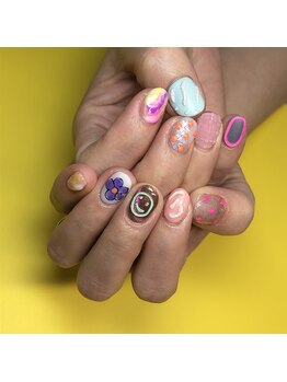 ネイルサイン ラフラフ(NAIL SIGN ROUGH LOUGH)/個性派ネイル