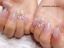 ジャスミンネイルサロン(Jasmine)/ぷっくりフラワーネイル