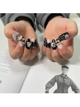 チャイ 大阪上本町店(chai)/ブラックワンホンネイル