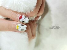 シュガーネイル(sugar nail)/３Dうさぎネイル