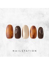 ネイルステーション ルミネ新宿1店(NAIL STATION)/ニュアンスネイル／パラジェル