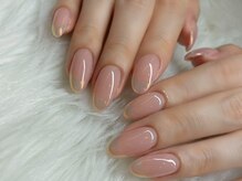 ネイルアンドアイラッシュスタジオ シュシュ(chouchou)/ミラーフレンチ春夏秋冬