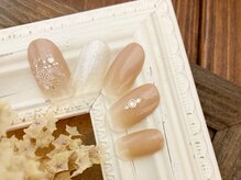 エスネイル(Snail)/雪の結晶ネイル