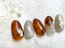 レアレアネイル(Lealeanail)/【パラジェル】オータムネイル