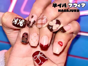 ネイルマフィア 原宿(NAIL MAFIA)/バレンタインネイル