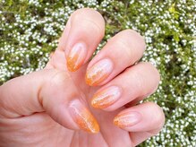 アップネイル/ラメグラデーション　