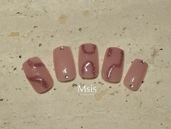 エムシス(Msis)/pink×ラメ サンプルデザイン