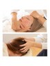【限定】極上ヘッドスパ+小顔矯正コルギ+輪郭デザイン+石膏パック80分11300→