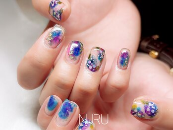 ヌル ネイル 新宿(NURU NAIL)/個性派/韓国個性派/インクネイル