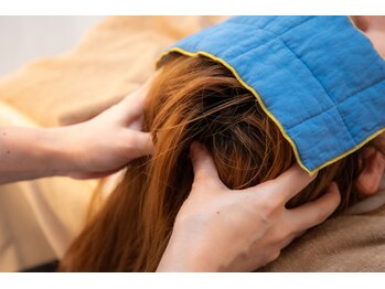 杏/頭皮のリンパ流し