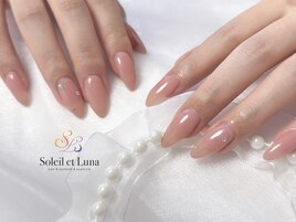 シンプルワンカラーネイル♪