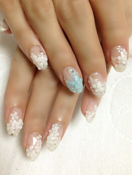 ポポネイル(POPO nail)/ウェディングネイル