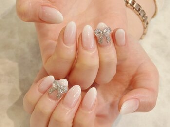 ラルネイル 大宮(Lull. nail)/＃リボンパーツ＃韓国ネイル