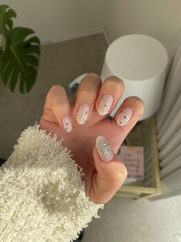 ムーイ 外苑前(mooi.)/ribbon nail