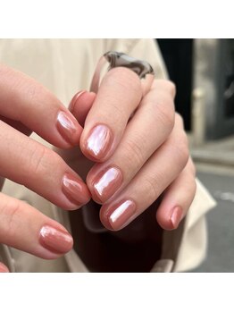 ハラジュクネイルズ(harajukunails)/ミラーワンカラーコース