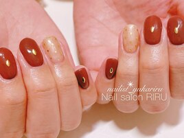 バレンタインネイル