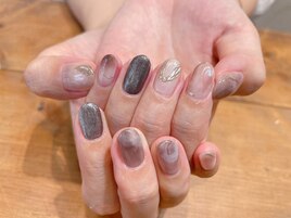 ニュアンス/アシメネイル/秋冬
