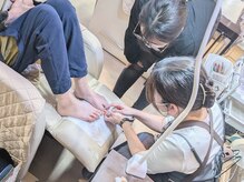 ネイルサロン ルーム 千葉店(ROOM)の雰囲気（皆様に楽しんで頂けるよう、空き時間は練習等頑張っています！）