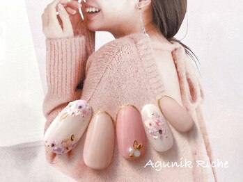 【押し花ネイル】
