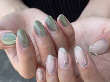 マウムネイル(maeum nail)/アシンメトリーデザイン