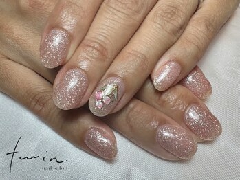 ツインネイル 塩釜口店(twin.nail)/ダイアモンドフラッシュ