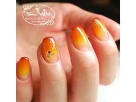 秋カラーエアジェルダブルグラデ