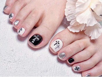 ダイヤモンドネイルスタジオ 横浜店(Diamond Nail Studio)の写真/【大人気♪】高品質フットネイルで足元から可愛く♪持込デザインOK★自分だけのオリジナルデザインも♪