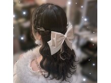 セブンティーン(Seventeen)/ハーフアップ