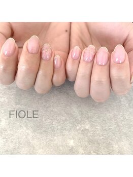 フィオル(FIOLE)/クリアリボンネイル