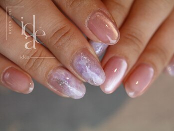 イデアバイロンド(idea by Rond)/淡い天然石アート♪