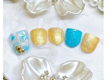 ビューティー マイラ(beauty MyRA)/夏シェルネイル