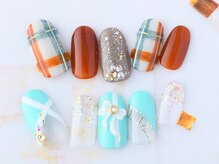 華やかな指先の演出に☆立川駅/ジェル/ミラー/カラー/エキュート