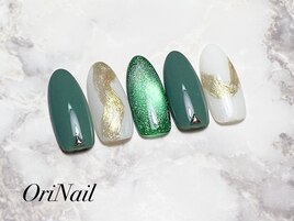 マグネット×ニュアンスネイル