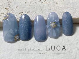 M-909　ぷっくりフラワーネイル