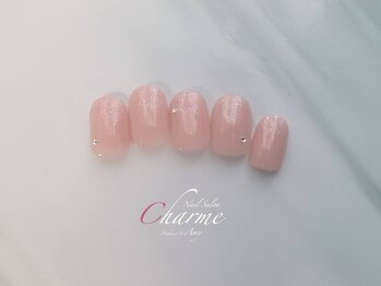 シャルム(Charme)/シンプルストーンネイル