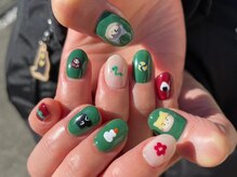 ネイル アトリエ コモード(nail atelier Comodo)/推し活ネイル [ハイキュー正月]