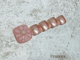 footぷっくりお花