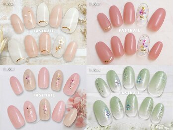 FAST NAIL 荻窪駅前店【パラジェル/ジェルネイル専門/定額/マグネット/フットネイル】/定額 ¥5410 ◆ シンプルAコース