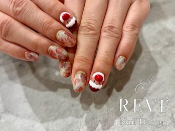 レーヴ(REVE)/クリスマスネイル.