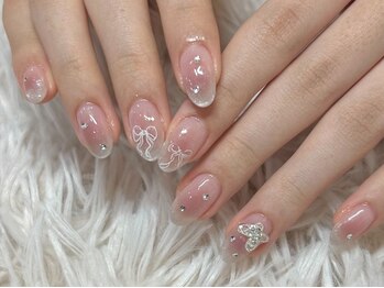 nail salon Charms<韓国ネイル/ワンホンネイル/マグネット>【4/1 NEWOPEN(予定)】の写真/【何度でもお得に通っていただけます★】4週間以内の来店or次回予約で付け替えオフ無料◎指先からモチベUP!