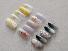 グロウネイル(glow nail)の雰囲気（パラジェル/フィルイン/持ち込みアート）